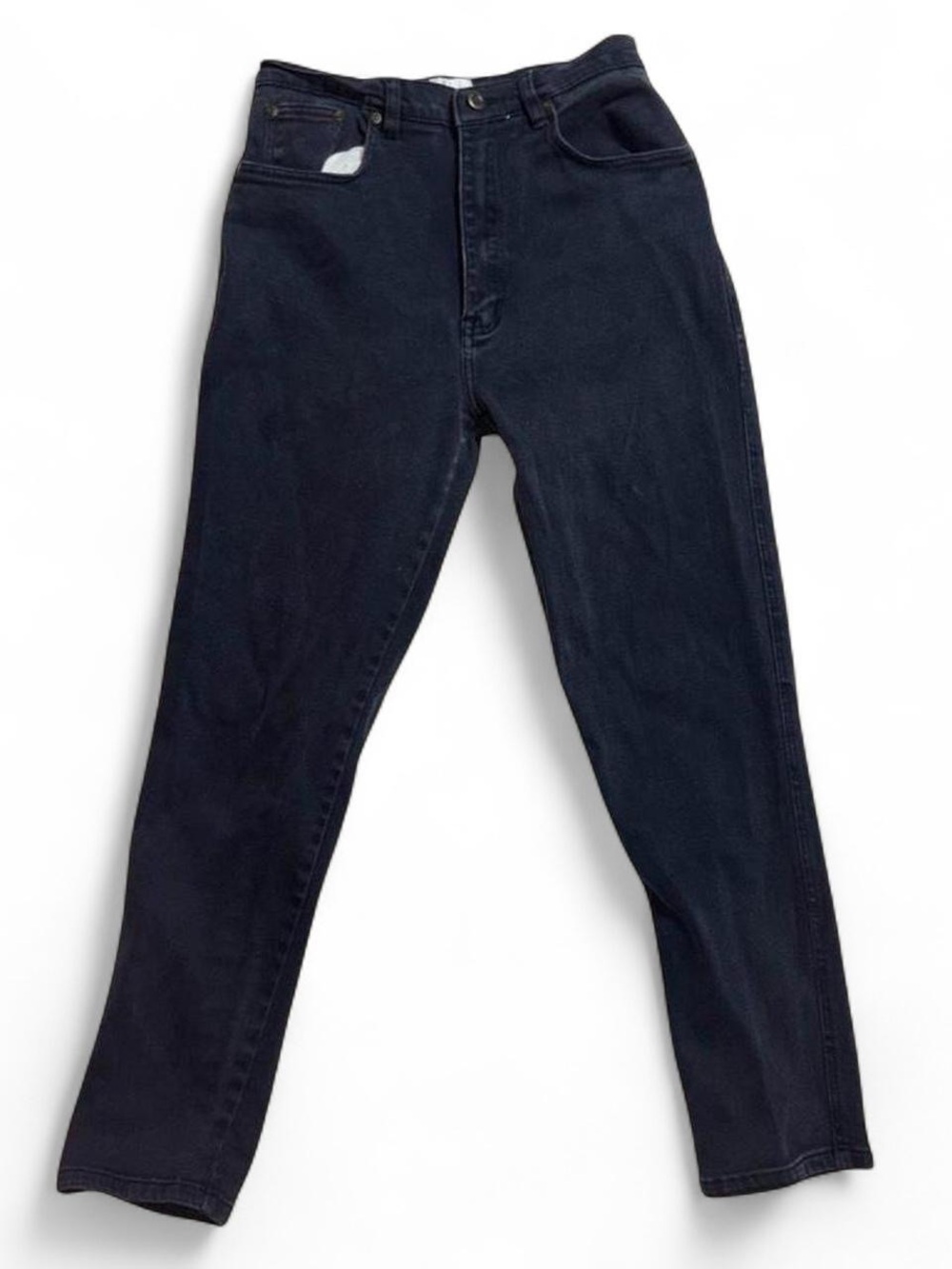WillWear Black high-waisted cotton & spandex jeans with a flattering fit
